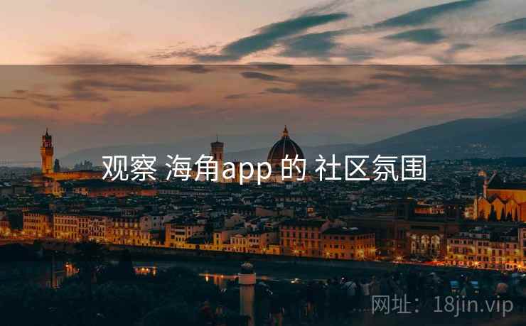观察 海角app 的 社区氛围