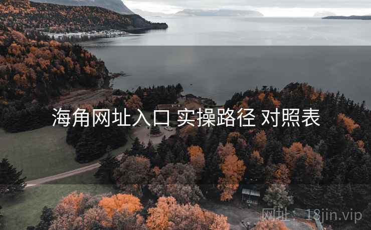 海角网址入口 实操路径 对照表